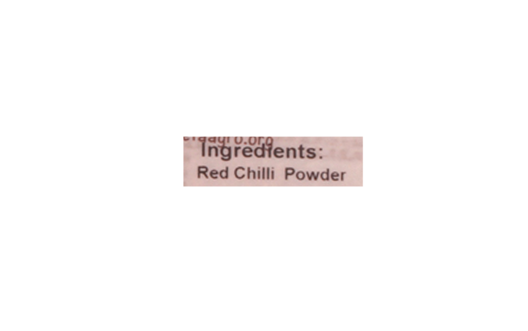 Just Organik Organic Red Chilli Powder    Pack  100 grams